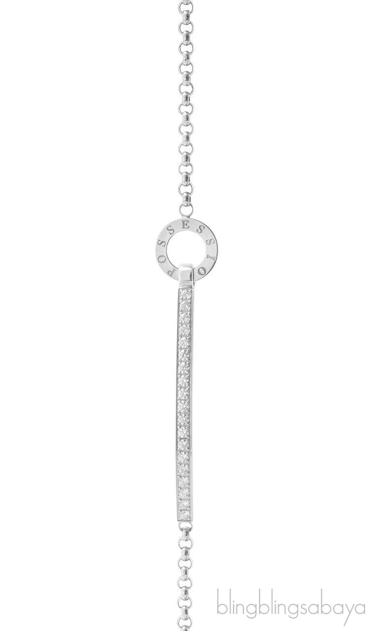 Possession White Gold Diamond Brac