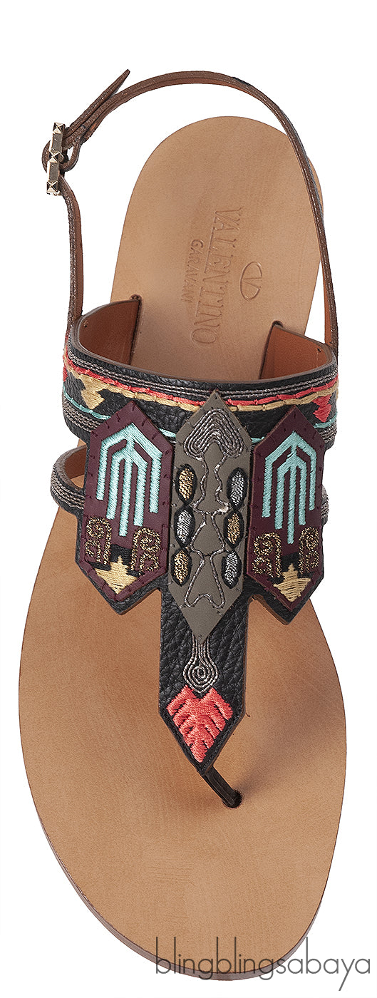 Valentino Garavani Multi-color Slip On Sandals