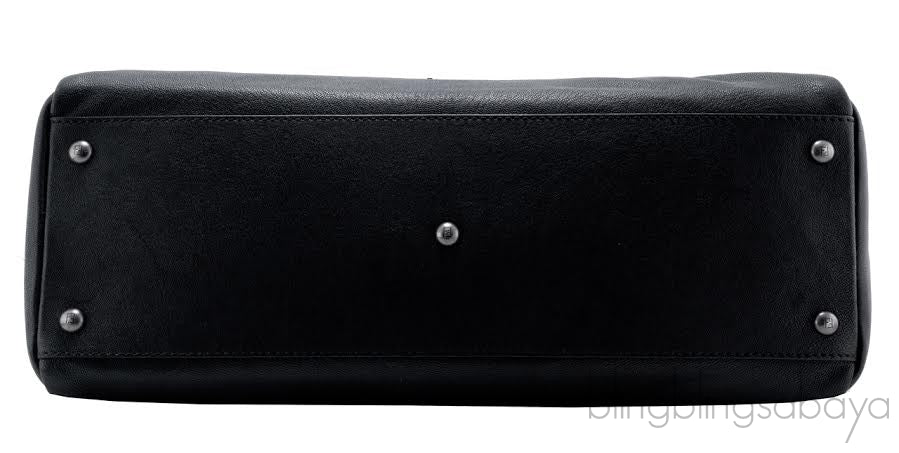 Black Peek-a-boo Satchel