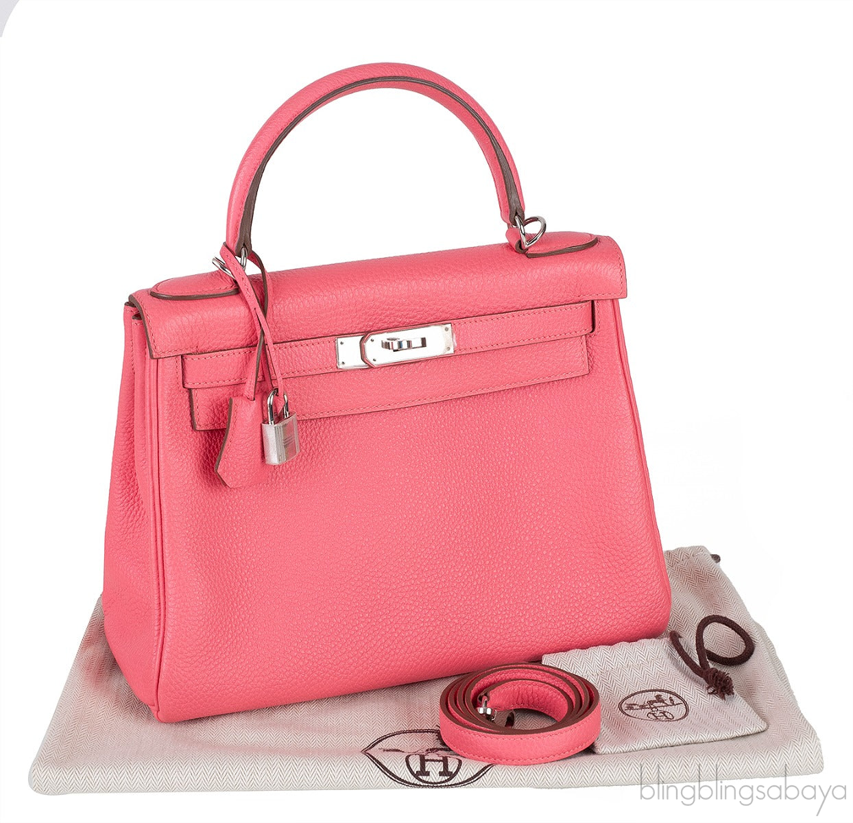 Kelly 28 Rose Lipstick Togo PHW