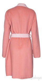 Reversible Bi-color Belted Coat