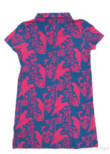 Bird Print Bi-color Dress