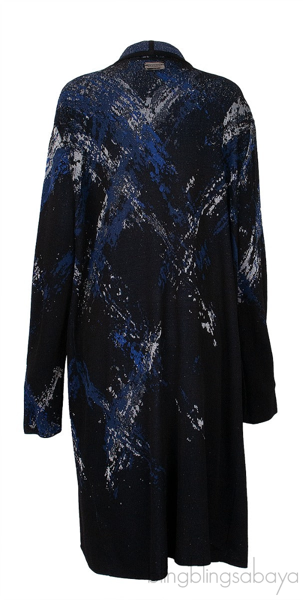 Metallic Multicolor Long Cardigan