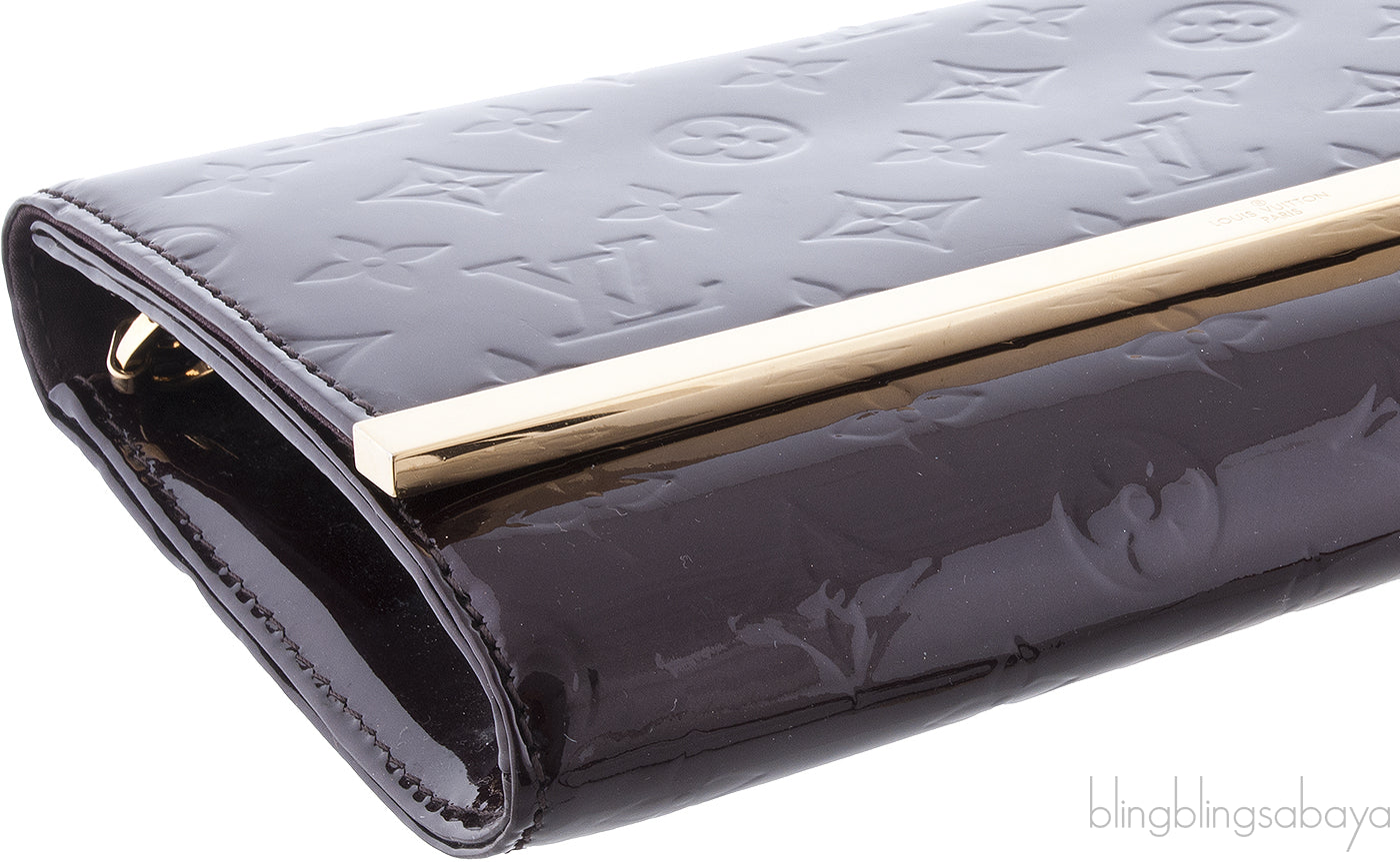 Ana Vernis Monogram Chain Clutch