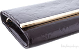 Ana Vernis Monogram Chain Clutch