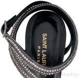 Black Serpent Crystal Heels