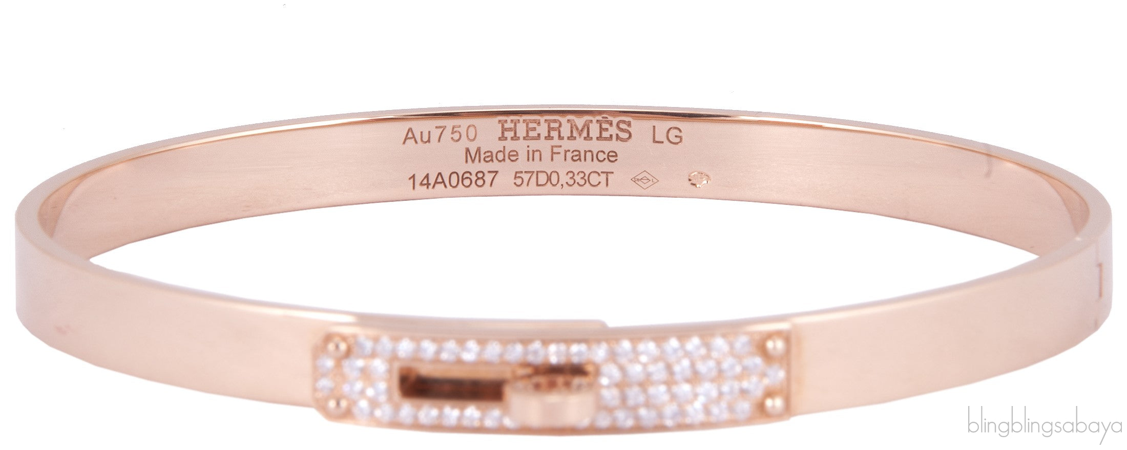 Rose Gold Kelly Diamond LG Bracelet