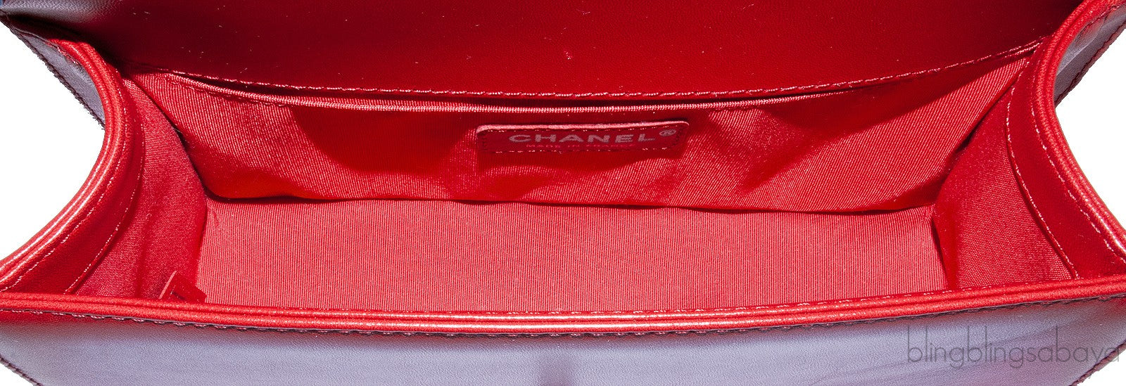 Medium Red Quilted Le Boy