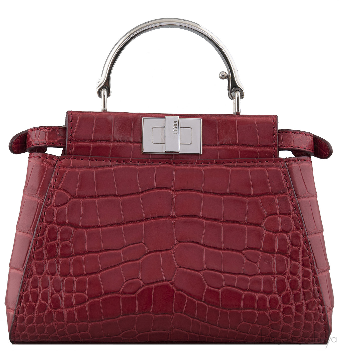 Red Micro Crocodile Peekaboo