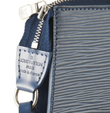 Blue Epi Leather Pochette