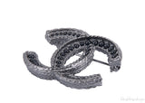 Ruthenium CC Pin Brooch