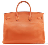 Birkin 40 Orange Taurillon Clem