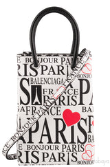 Bonjour Paris Shopping Phone Holder Bag