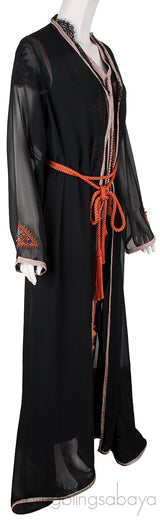 Black Moroccan Jumpsuit & Cover Up