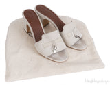 Loro Piana Powder Pearl Summer Charm Sandals