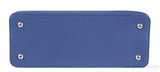 Louis Vuitton Blue Capucine Python Handle Bag