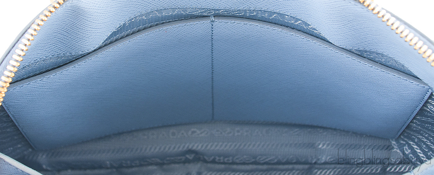 Light Blue Bowler Medium Bag