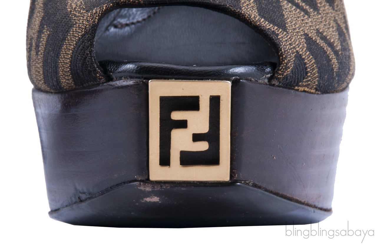 Monogram Slingback Sandals