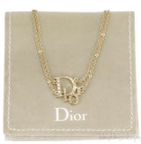 Gold Logo Strass Bracelet*