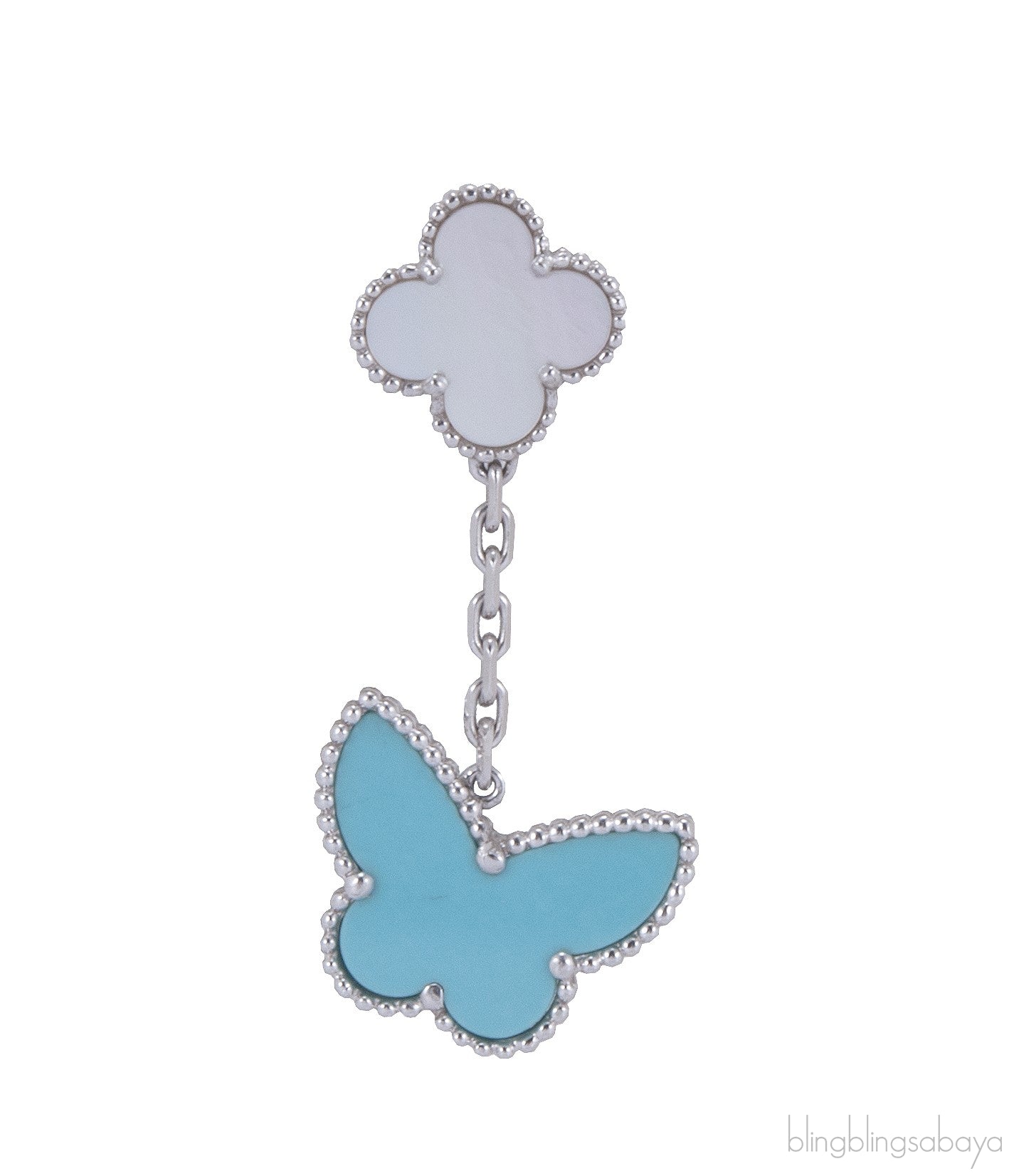 Lucky Alhambra Turquoise Earrings