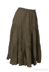 Lightless Khaki Skirt