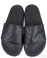 Pursuit Track Leather Slides