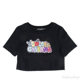 Dolce & Gabbana Black Kids Crop Top
