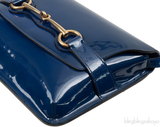 Gucci Bright Bit Patent Leather Shoulder Bag