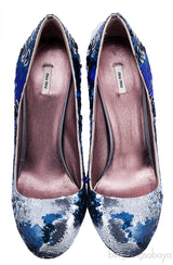 Multi-color Sequins Pump
