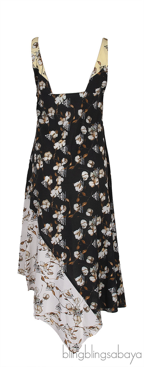 Multicolored Floral Print Dress