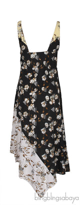 Multicolored Floral Print Dress