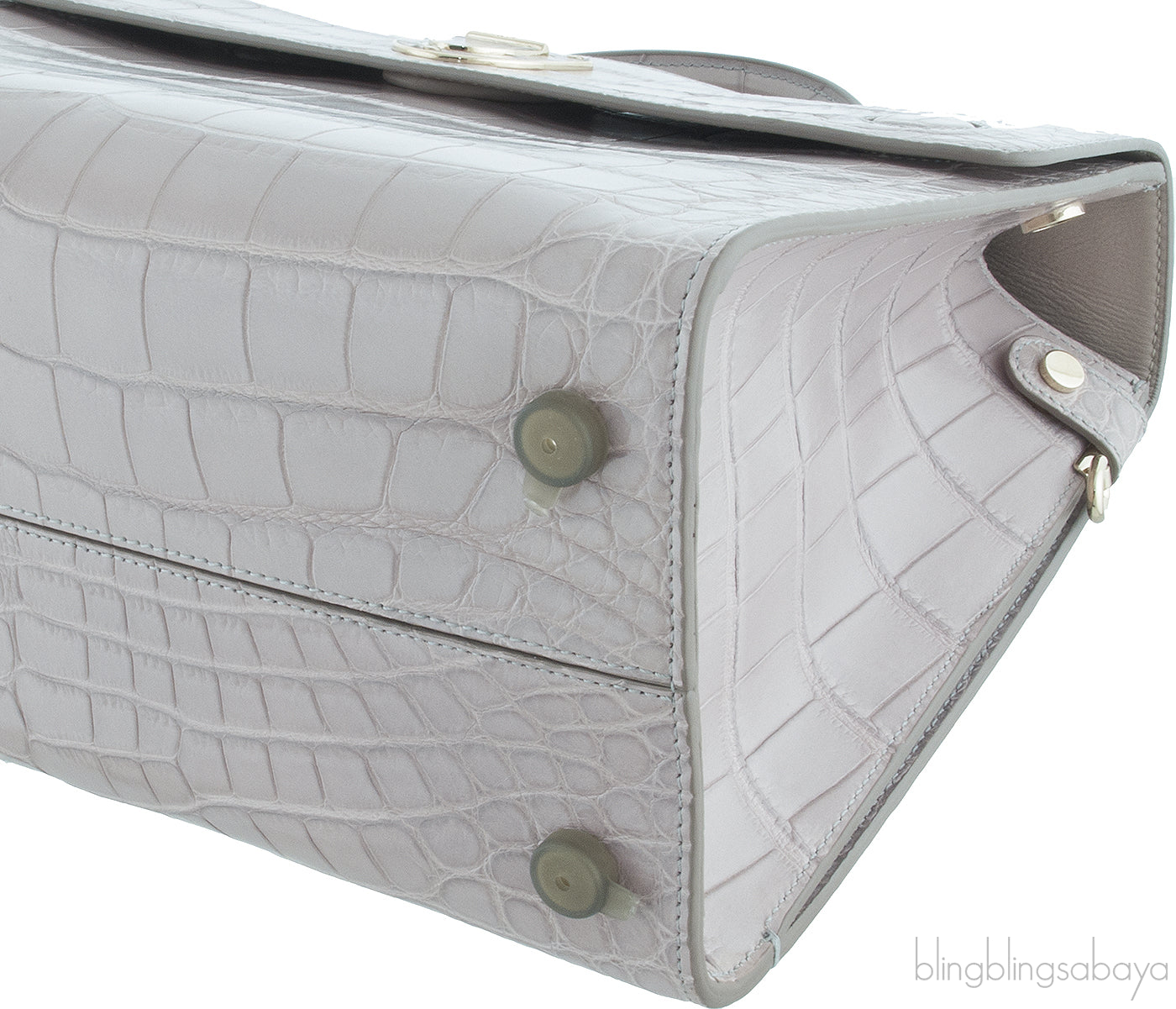 Diorever Grey Crocodile Medium Bag
