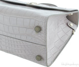 Diorever Grey Crocodile Medium Bag
