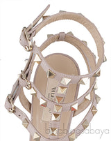 Rockstud Coral Nude Slingback