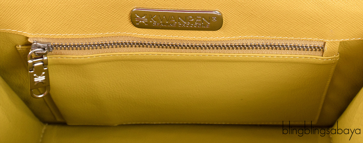 Kwanpen Mustard City Cruiser Sling Bag