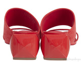 Hermes Suede Red Coral Sandals
