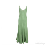Green Crocheted Maxi Dress