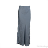 Antropologie Light Blue Maxi Skirt