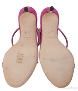 Pink Julianne Crystal Embellished Sandals