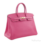 Birkin 35 Epsom Rose Tyrien GHW