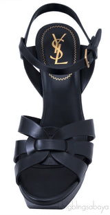Tribute Low Heel Patent Sandal