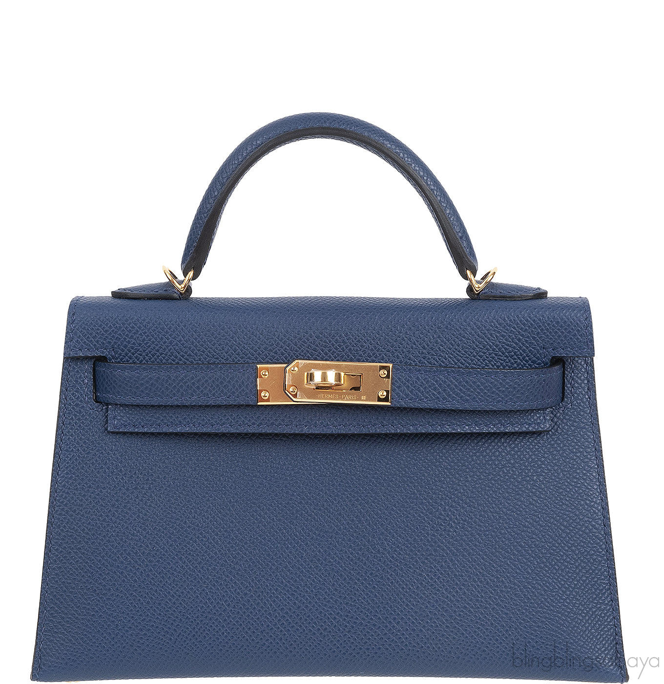 Kelly 20 Epsom Navy Blue GHW