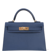 Kelly 20 Epsom Navy Blue GHW