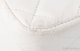 White Jumbo Flap Bag