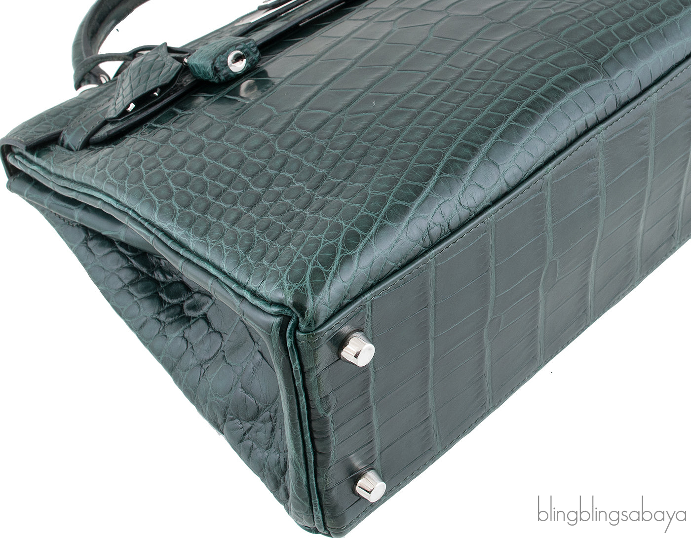 Kelly 32 Vert Fonce Crocodile PHW