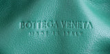 Green Jodie Mini Knotted Intrecciato Leather Tote