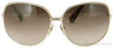 Oversized Gold Sunglasses