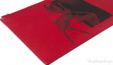 Red Iconic Print Pouch