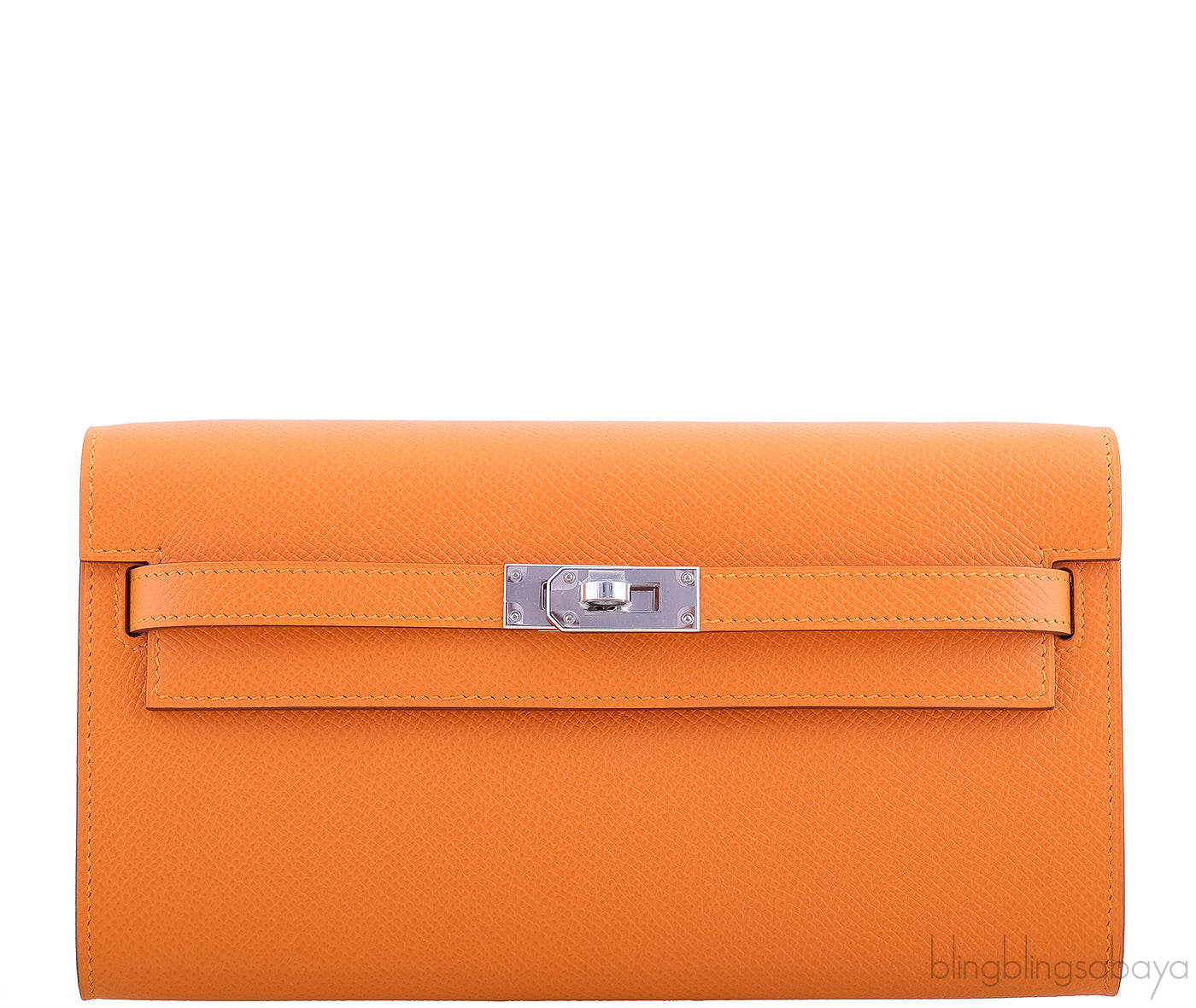 Kelly Classique To Go Wallet Apricot PHW