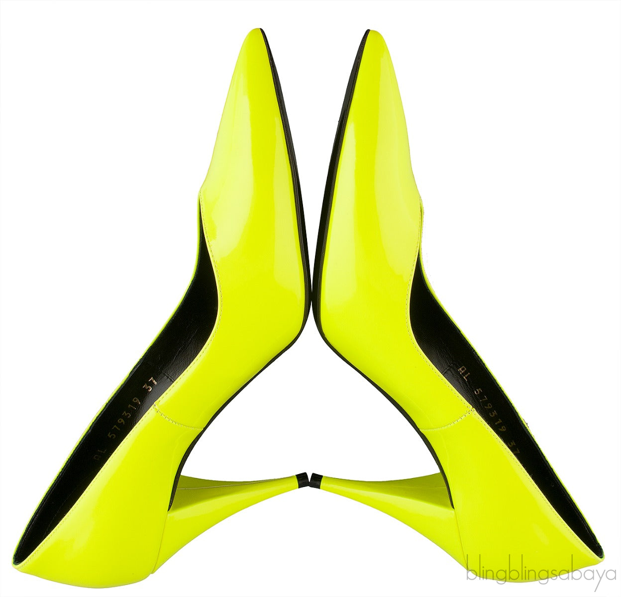 Neon Green Pointed Toe Heels